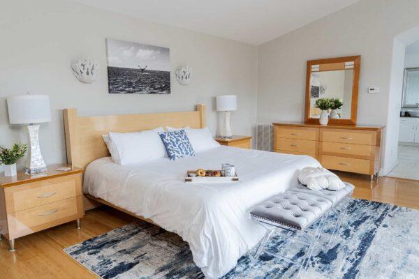 guest bedroom interior design in Naples Florida designed by OTW Interiors