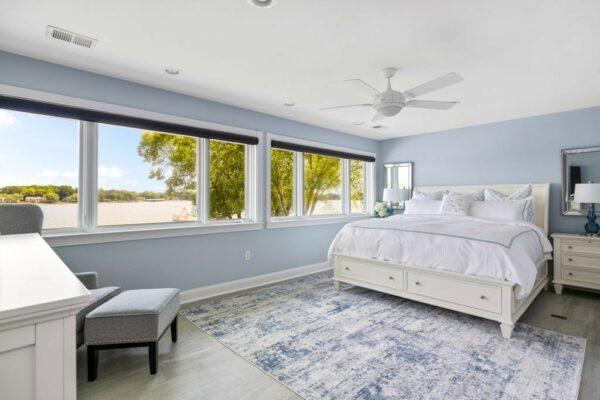 otw interiors lake norman nc luxury vacation rental bedroom interior design