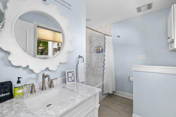 otw interiors lake norman nc luxury vacation rental bathroom design