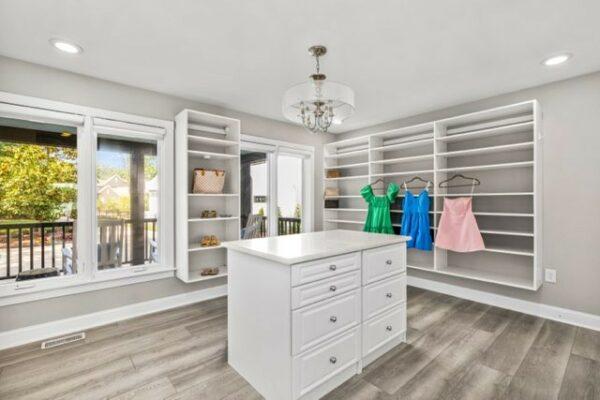 otw interiors lake norman nc luxury vacation rental closet design