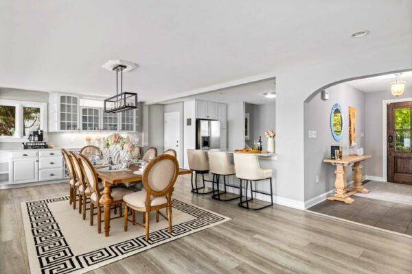 otw interiors lake norman nc luxury vacation rental dining room