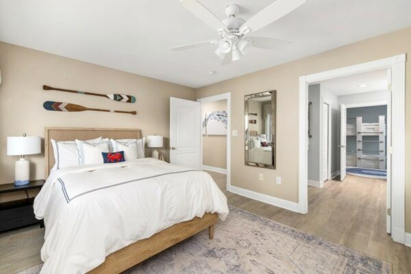 otw interiors lake norman nc luxury vacation rental bedroom interior design