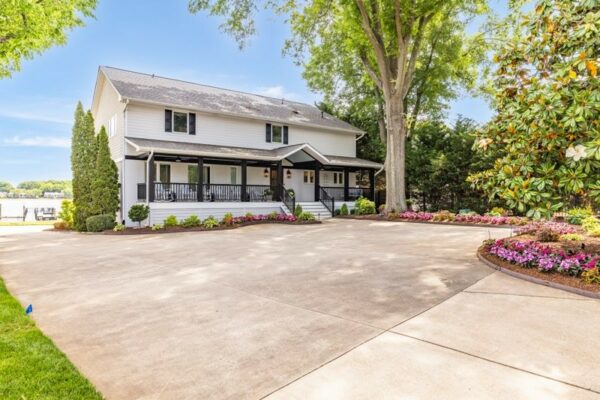 otw interiors lake norman nc luxury vacation rental front porch design