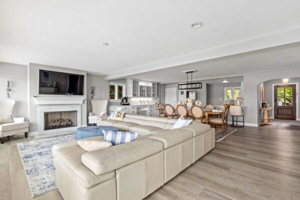 otw interiors lake norman nc luxury vacation rental living room interior design