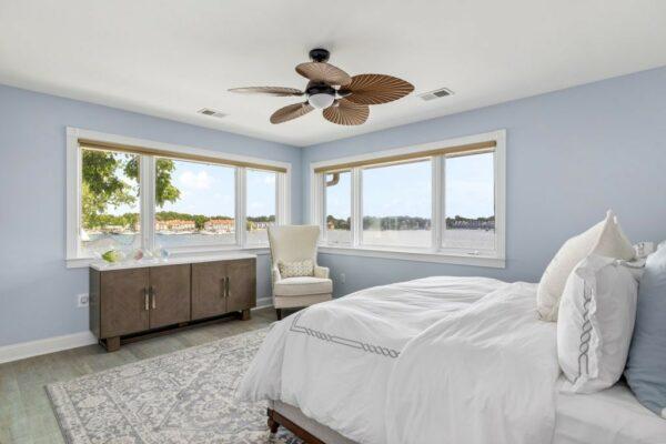 otw interiors lake norman nc luxury vacation rental bedroom interior design
