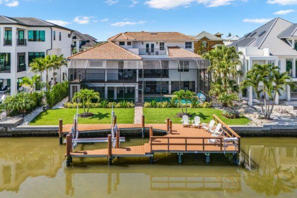otwinteriors naples fl vacation home back dock